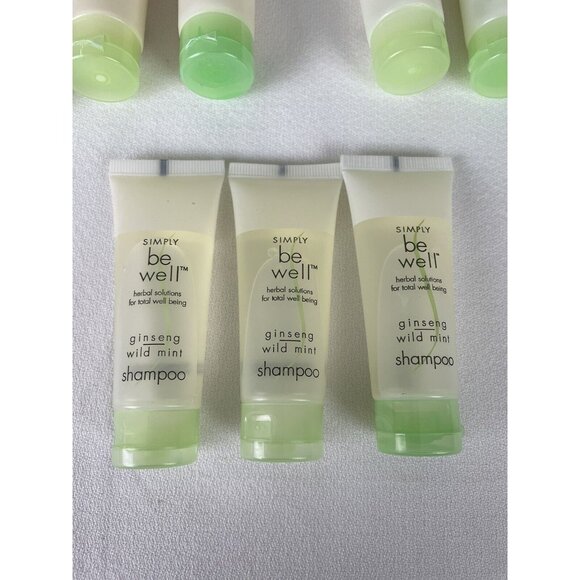Simple Be Well Ginseng Wild Mint Shampoo Conditioner Lotion Travel 4 Each - Picture 4 of 7
